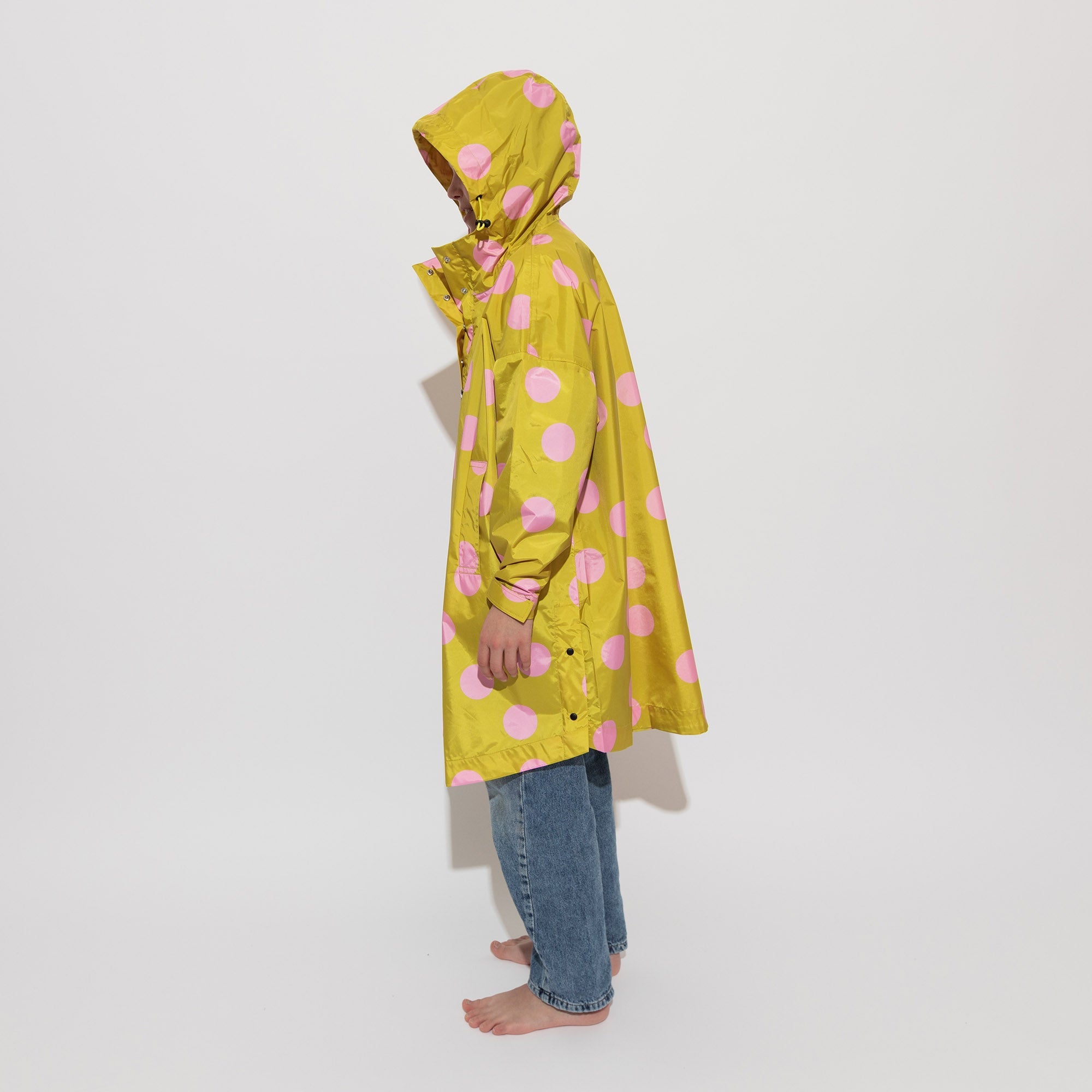 Kids Raincoat dots citrus/rosé - VIVI MARI