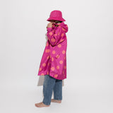 Kids Raincoat dots magenta/peach - VIVI MARI