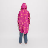 Kids Raincoat dots magenta/peach - VIVI MARI