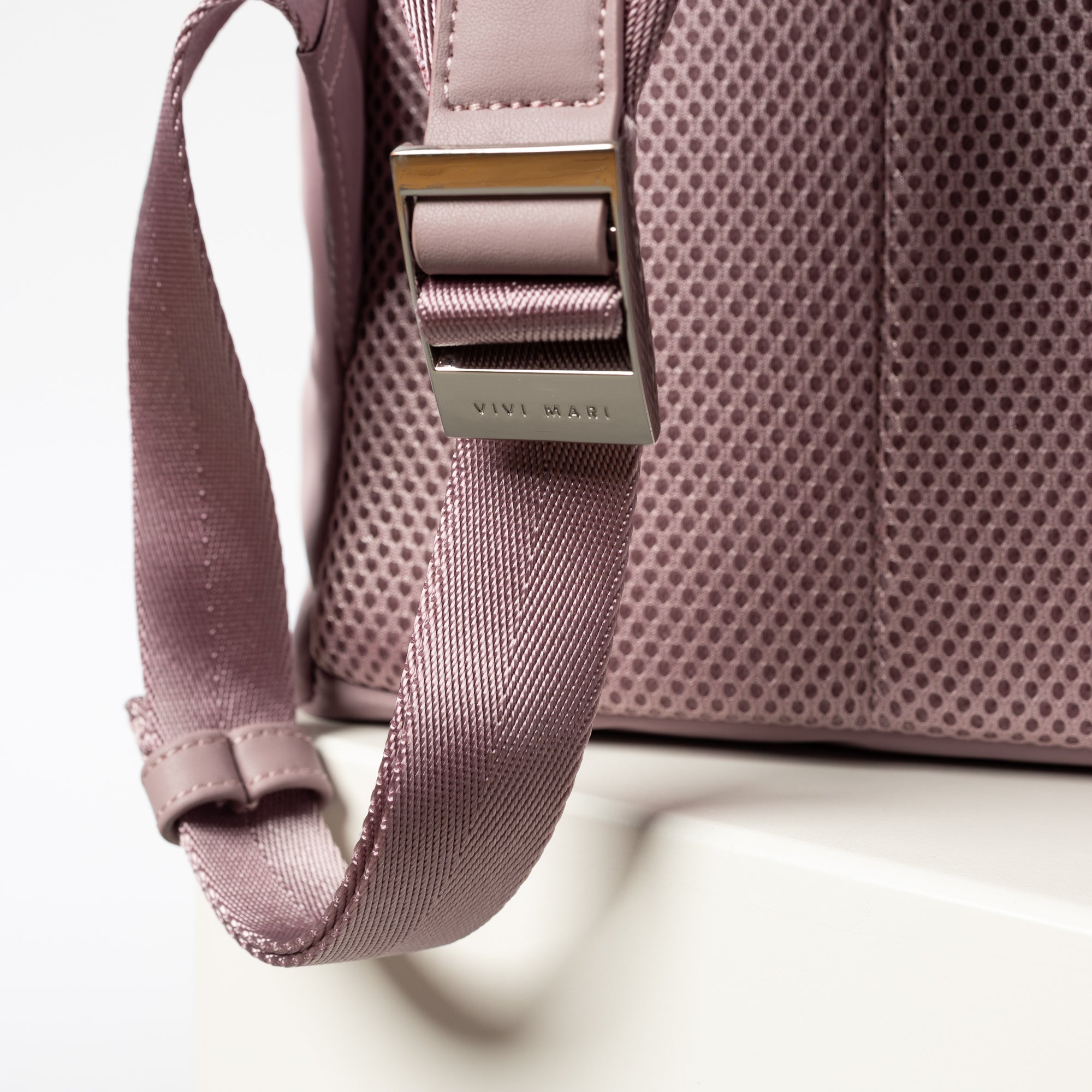 Padded Backpack medium - ash plum - VIVI MARI