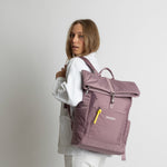 Padded Backpack medium - ash plum - VIVI MARI