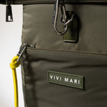 Padded Backpack medium - olive - VIVI MARI