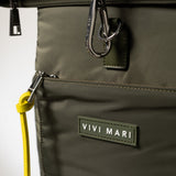 Padded Backpack medium - olive - VIVI MARI