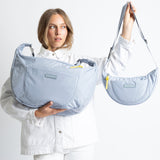 Padded Hip Bag medium - ash blue - VIVI MARI