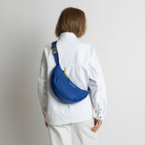 Padded Hip Bag medium - blue - VIVI MARI