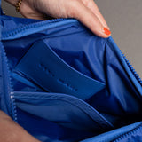 Padded Hip Bag medium - blue - VIVI MARI