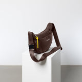 Padded Hip Bag medium - chocolate - VIVI MARI