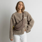 Padded Hip Bag medium - dark mushroom - VIVI MARI