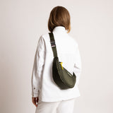 Padded Hip Bag medium - olive - VIVI MARI