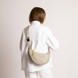 Padded Hip Bag medium - stone - VIVI MARI