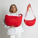 Padded Hip Bag medium - true red - VIVI MARI