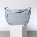 Padded Hip Bag oversized - ash blue - VIVI MARI