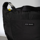 Padded Hip Bag oversized - black - VIVI MARI