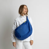 Padded Hip Bag oversized - blue - VIVI MARI