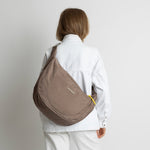 Padded Hip Bag oversized - dark mushroom - VIVI MARI