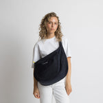Padded Hip Bag oversized - navy - VIVI MARI