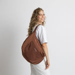 Padded Hip Bag oversized - tan - VIVI MARI