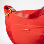 Padded Hip Bag oversized - true red - VIVI MARI