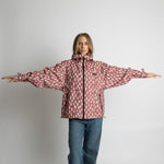 Rain Jacket drops mauve/white - VIVI MARI