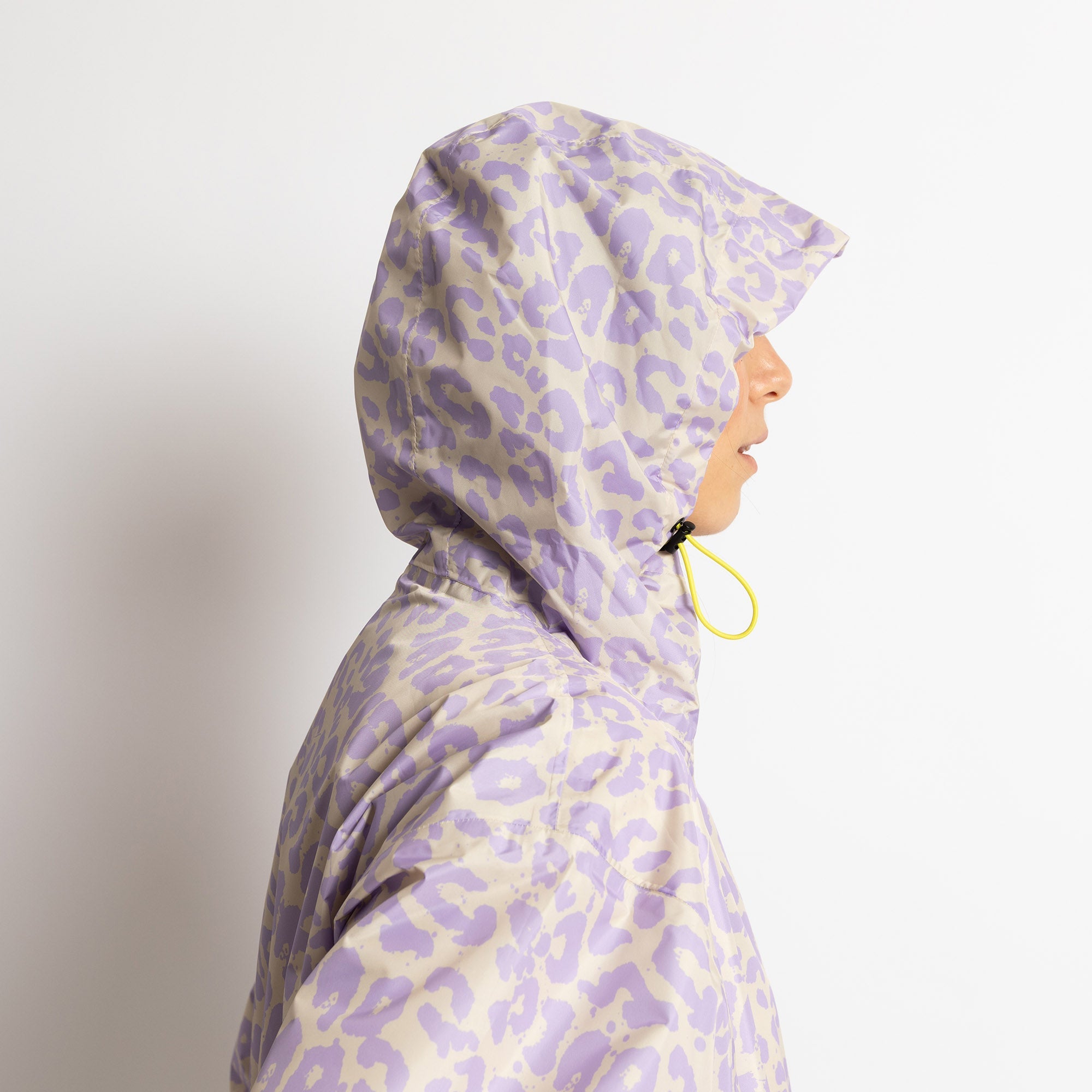 Rain Jacket leo splashes lavender/grey - VIVI MARI