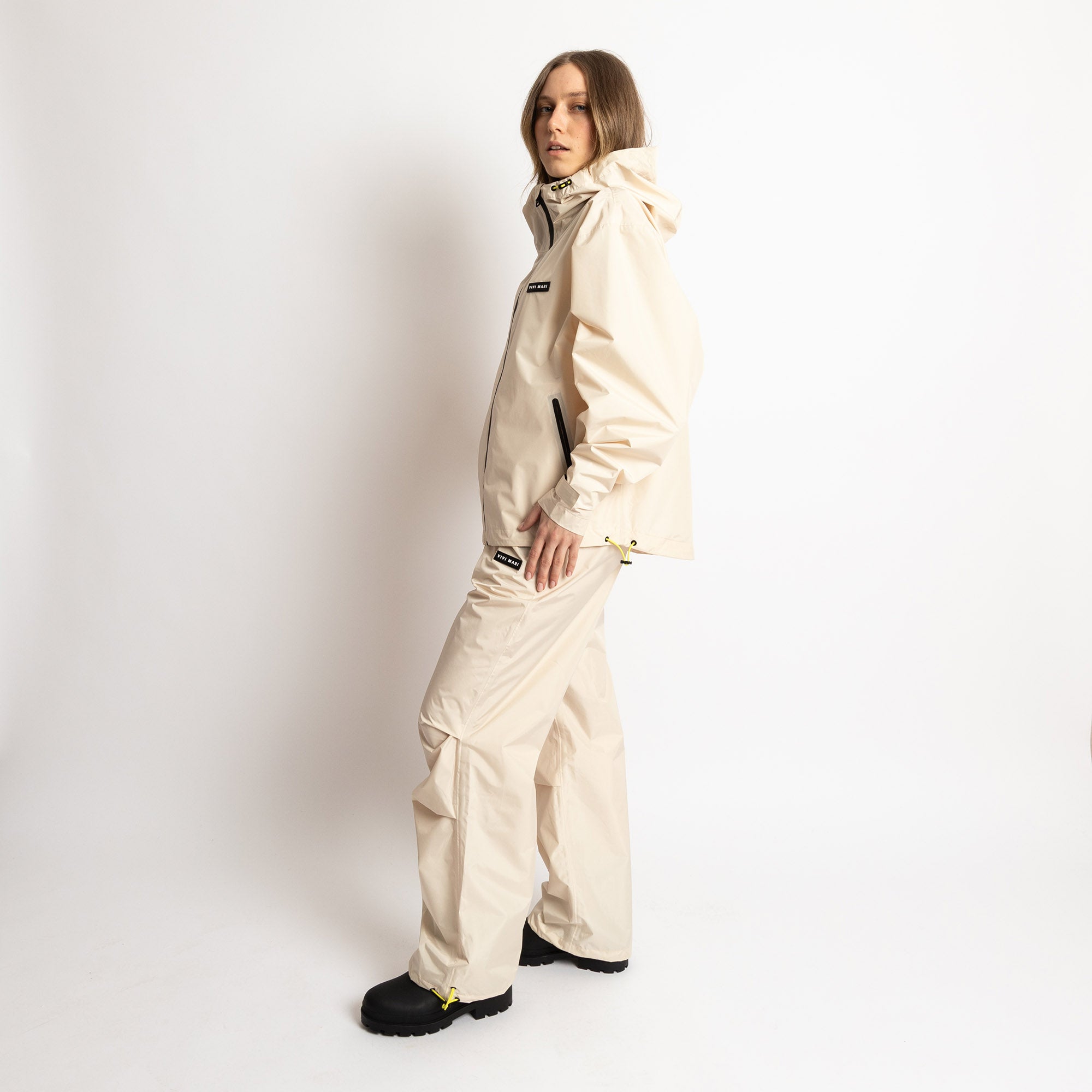 Rain Jacket solid sand - VIVI MARI