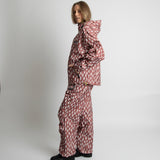 Rain Pants drops mauve/white - VIVI MARI