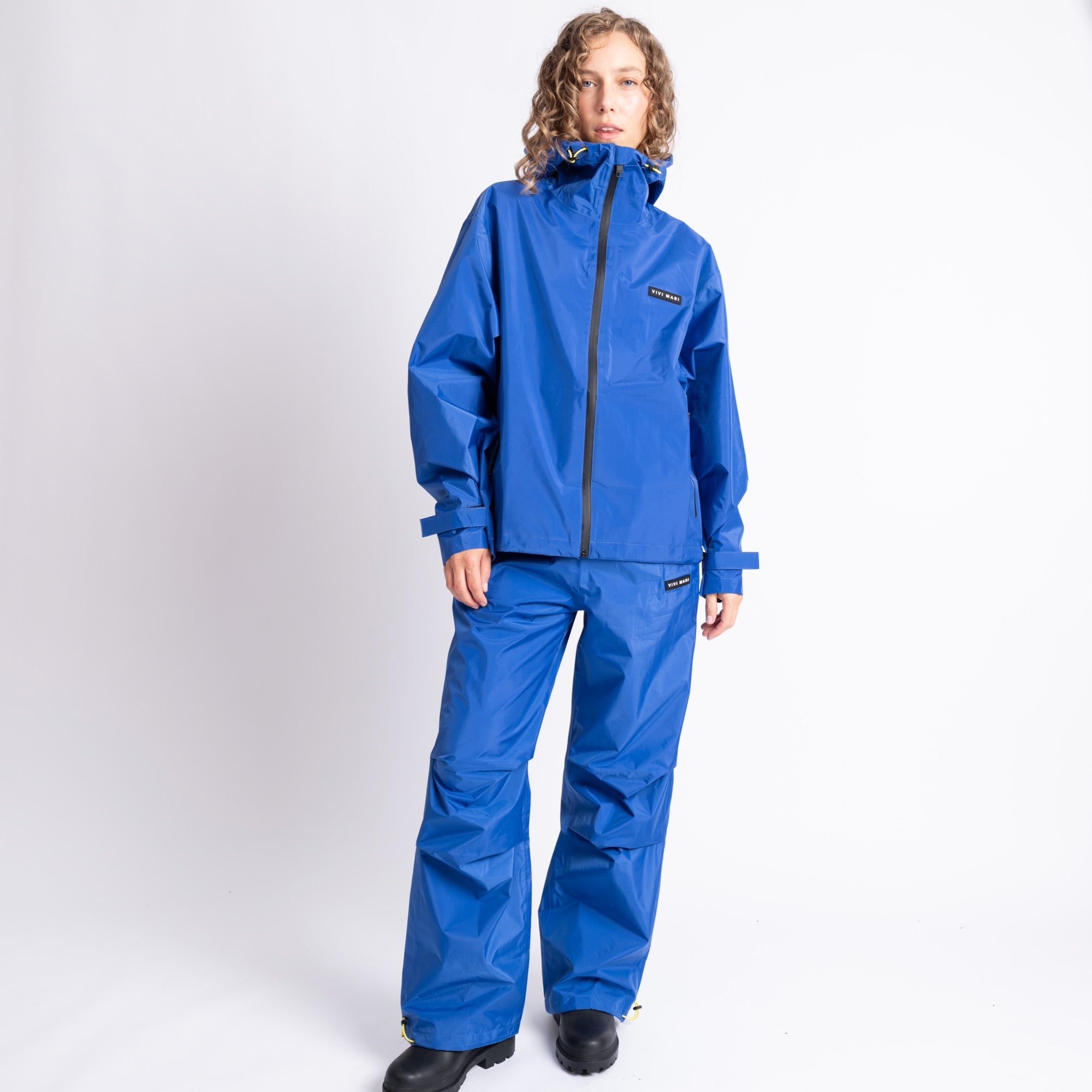Rain Pants solid blue - VIVI MARI