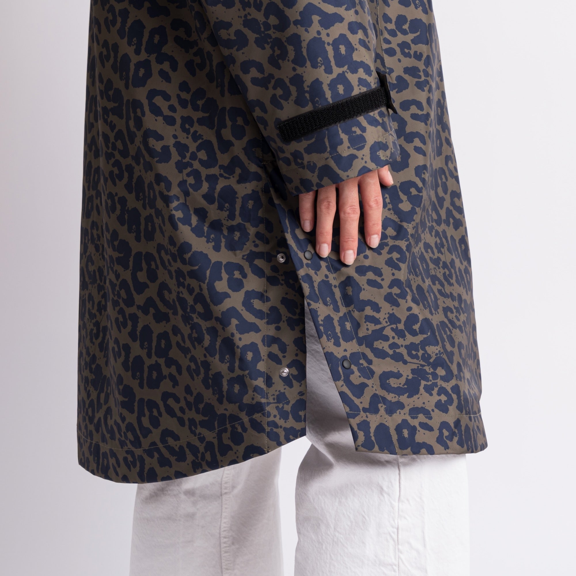 Rain Parka leo navy-olive/navy - VIVI MARI