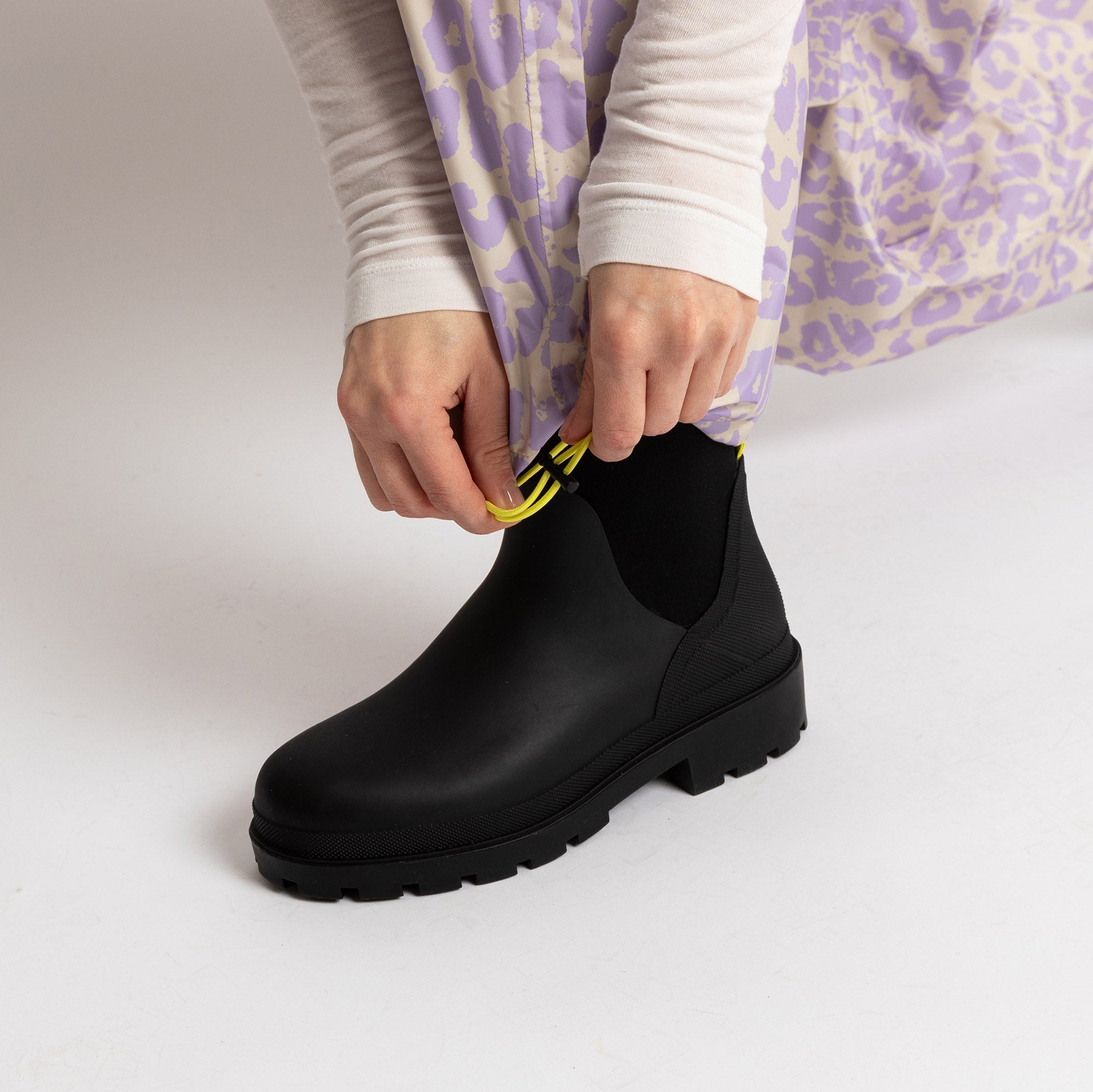 Rainboots short solid black - VIVI MARI