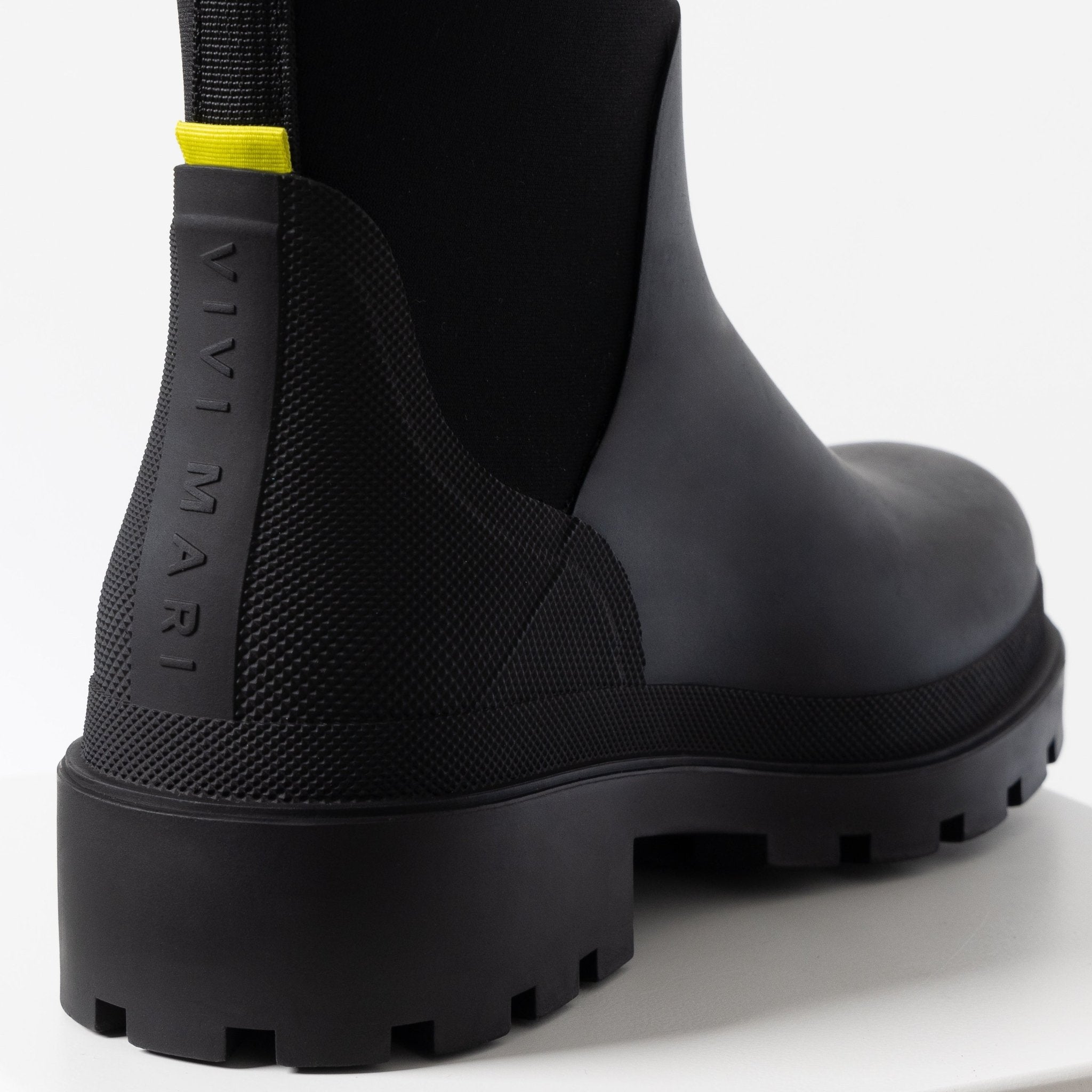 Rainboots short solid black - VIVI MARI