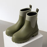 Rainboots short solid pale olive - VIVI MARI