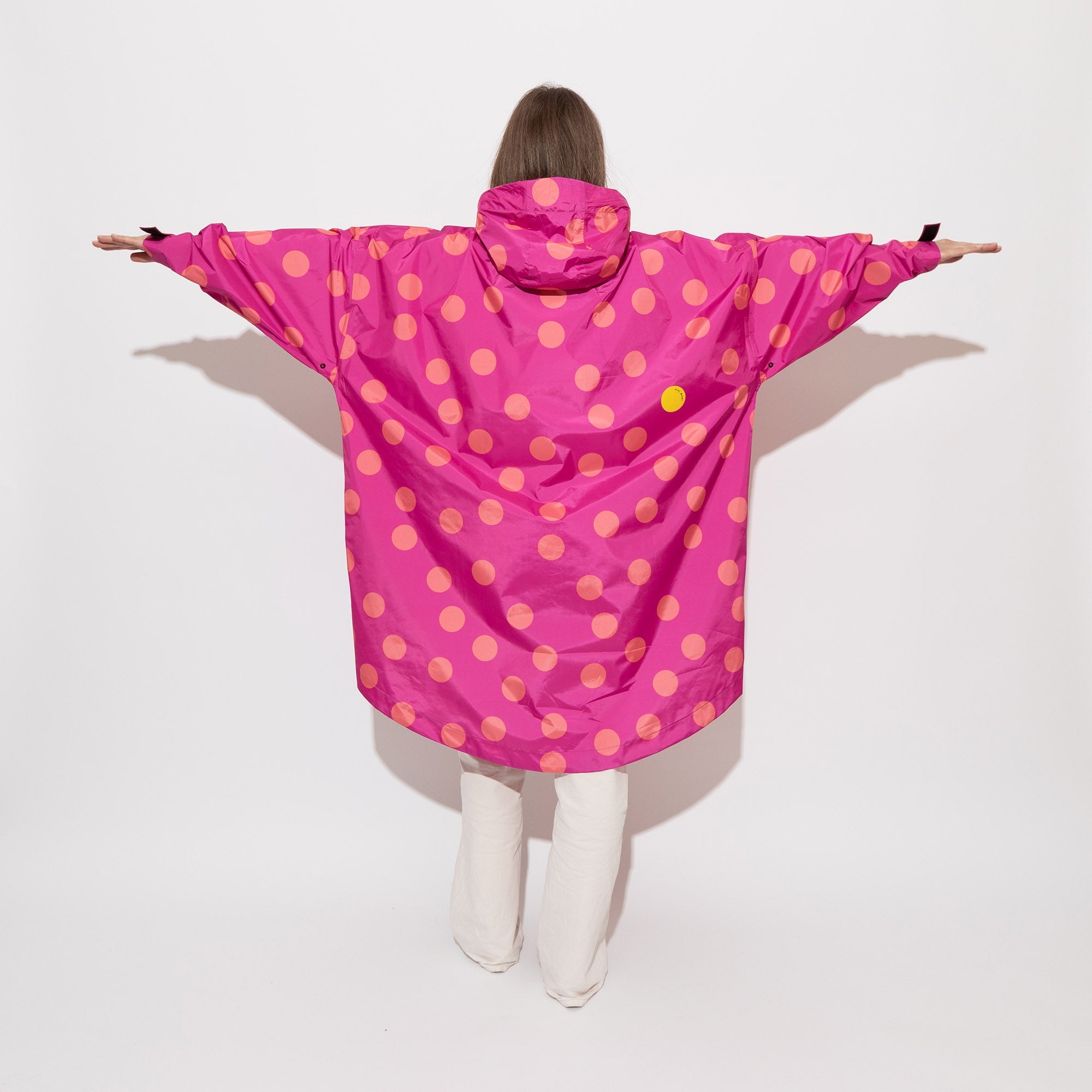 Raincoat dots magenta/peach - VIVI MARI