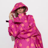 Raincoat dots magenta/peach - VIVI MARI