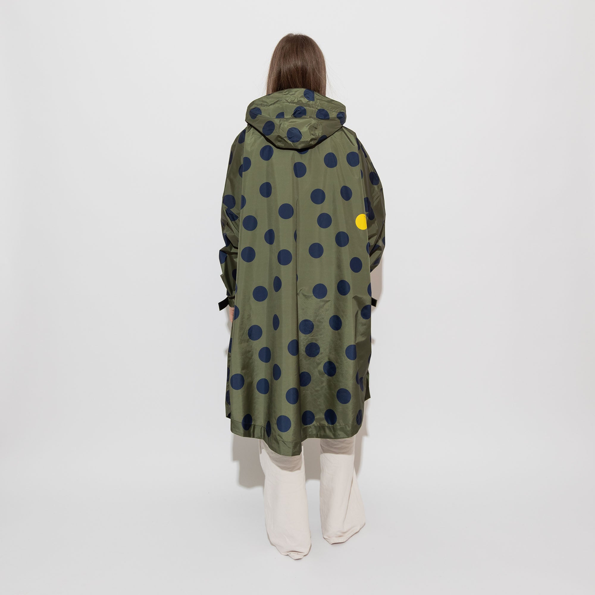 Raincoat dots olive/navy - VIVI MARI