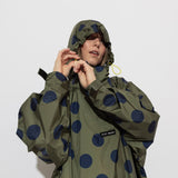 Raincoat dots olive/navy - VIVI MARI