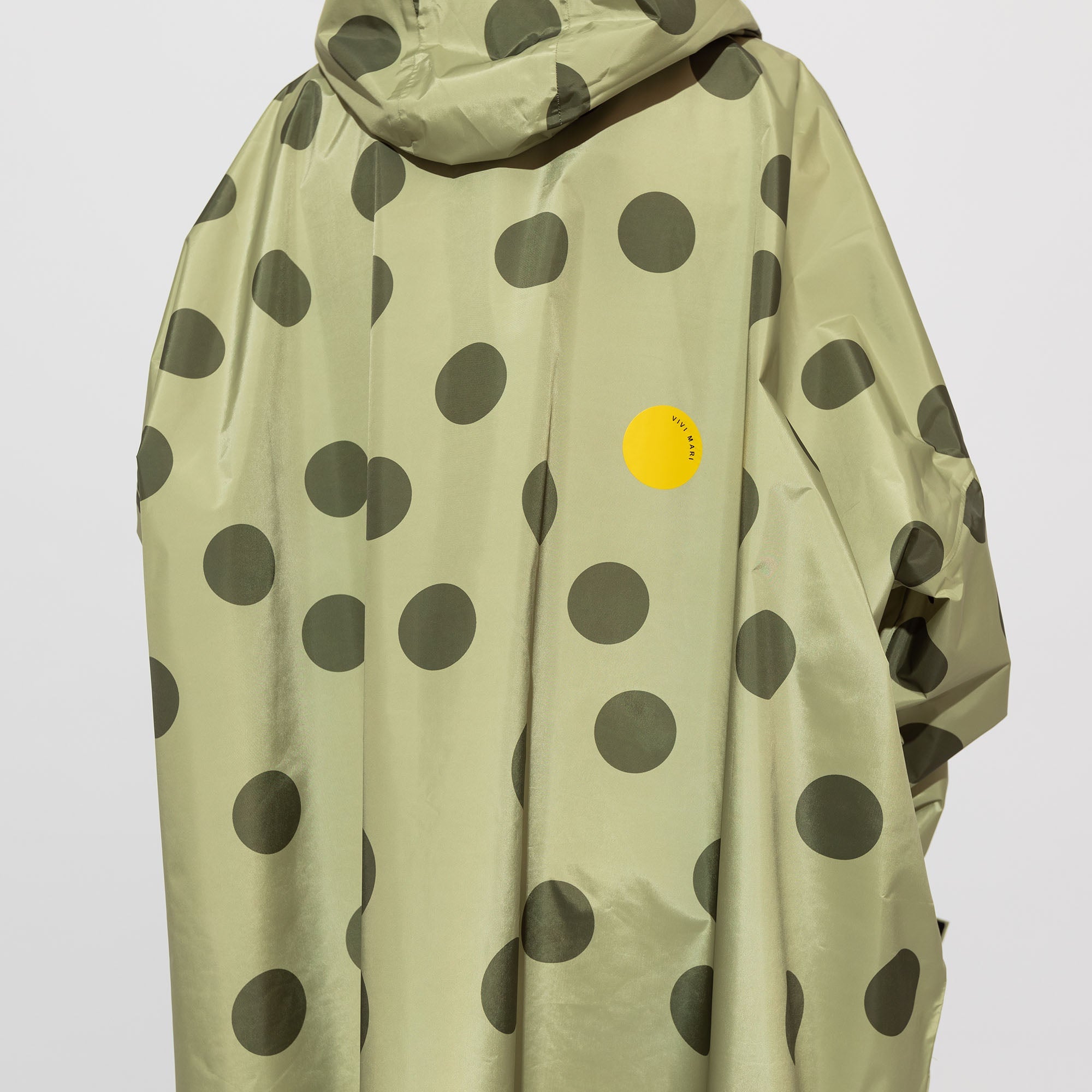 Raincoat dots pale olive/olive - VIVI MARI