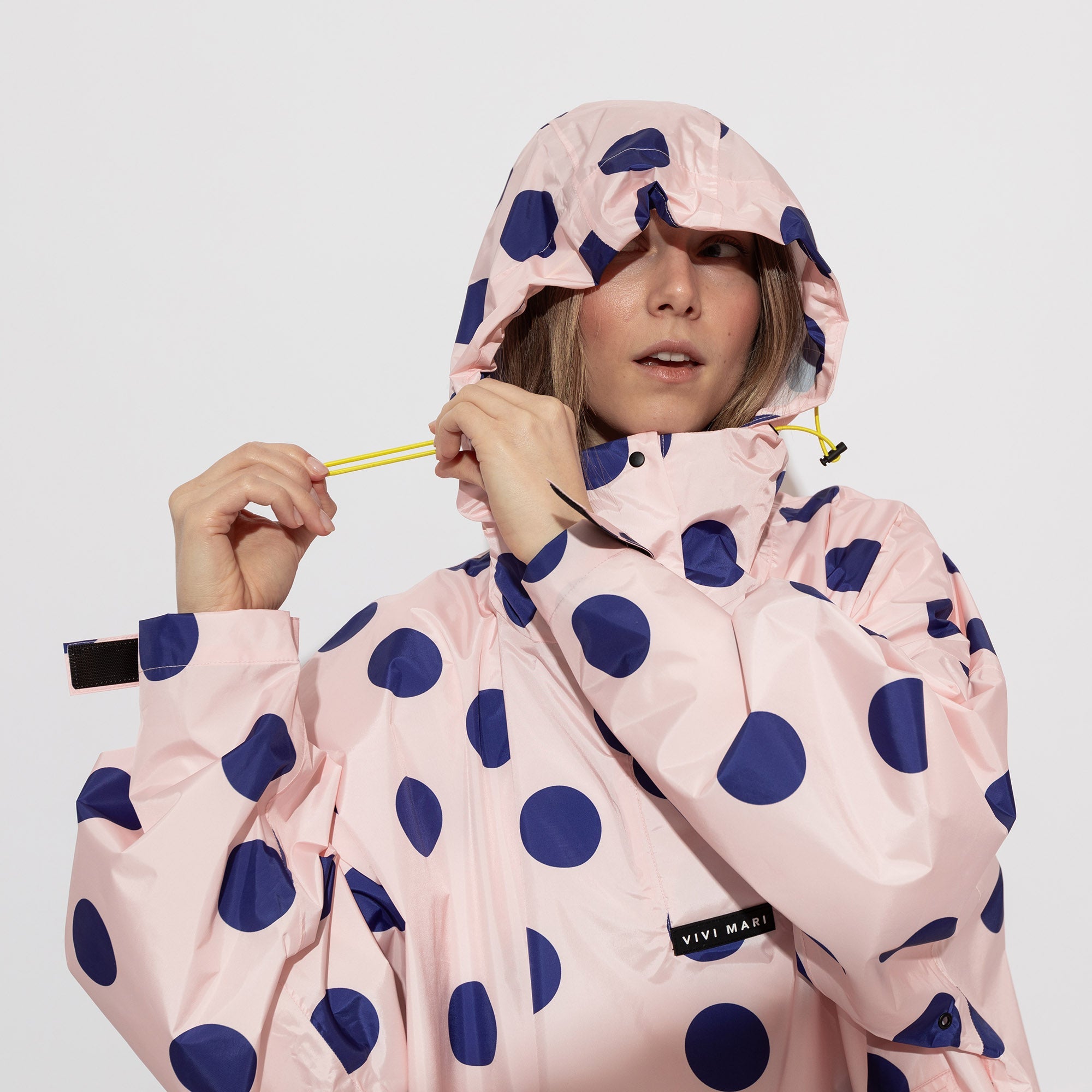 Raincoat dots powder/blue - VIVI MARI