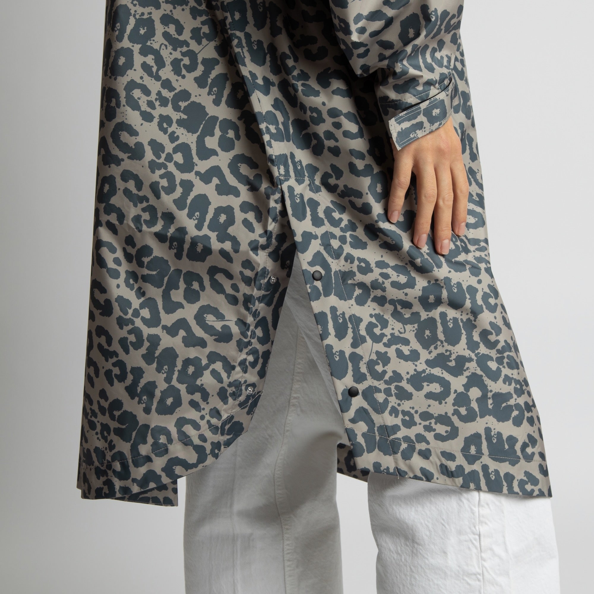 Raincoat leo splashes dark grey/mushroom - VIVI MARI