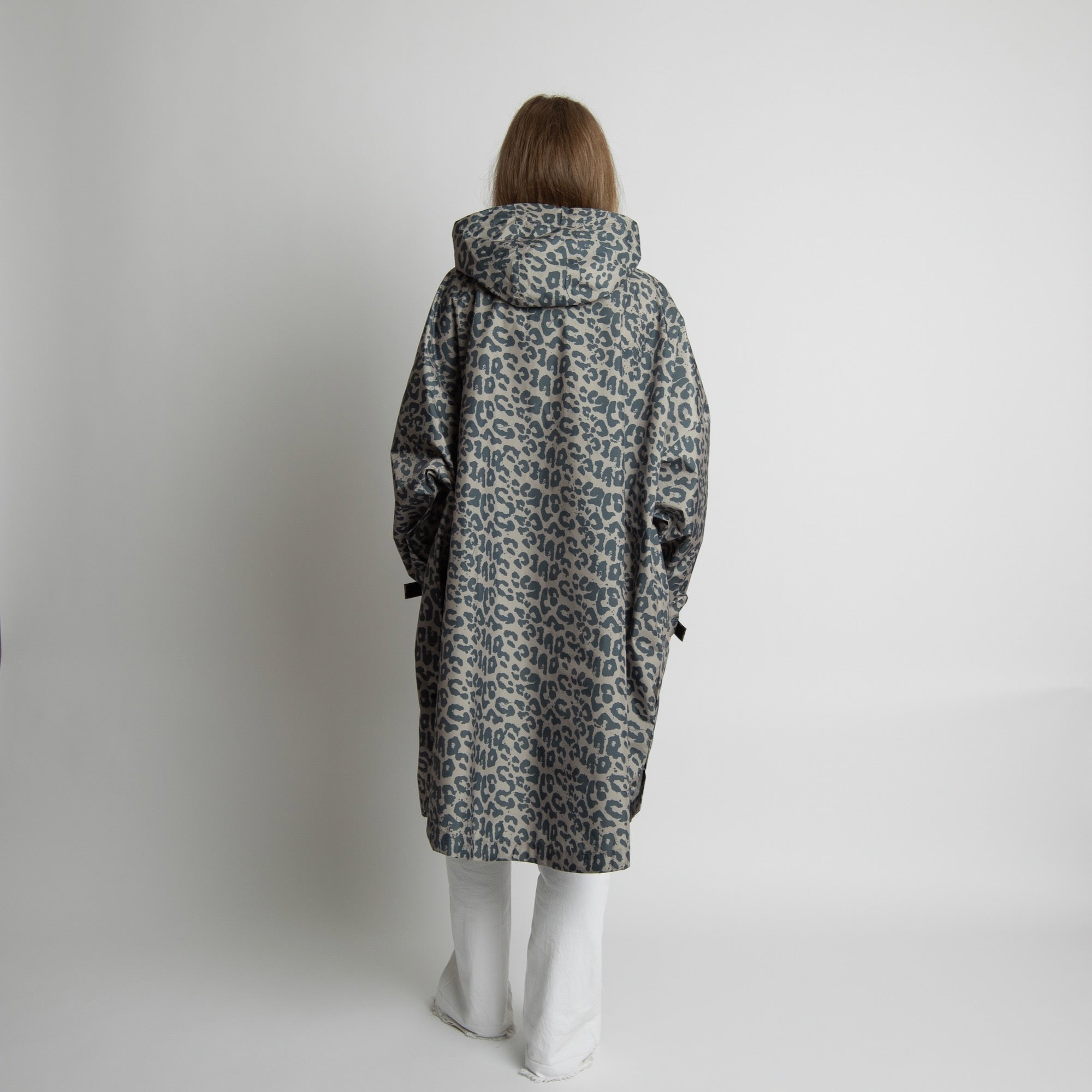 Raincoat leo splashes dark grey/mushroom - VIVI MARI