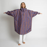 Raincoat leo splashes electric blue/caramel - VIVI MARI