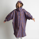 Raincoat leo splashes electric blue/caramel - VIVI MARI