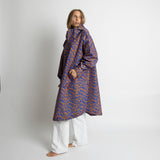 Raincoat leo splashes electric blue/caramel - VIVI MARI
