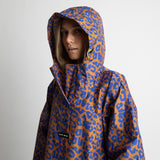 Raincoat leo splashes electric blue/caramel - VIVI MARI