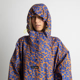 Raincoat leo splashes electric blue/caramel - VIVI MARI