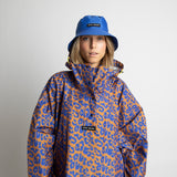 Raincoat leo splashes electric blue/caramel - VIVI MARI