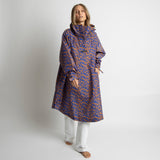 Raincoat leo splashes electric blue/caramel - VIVI MARI