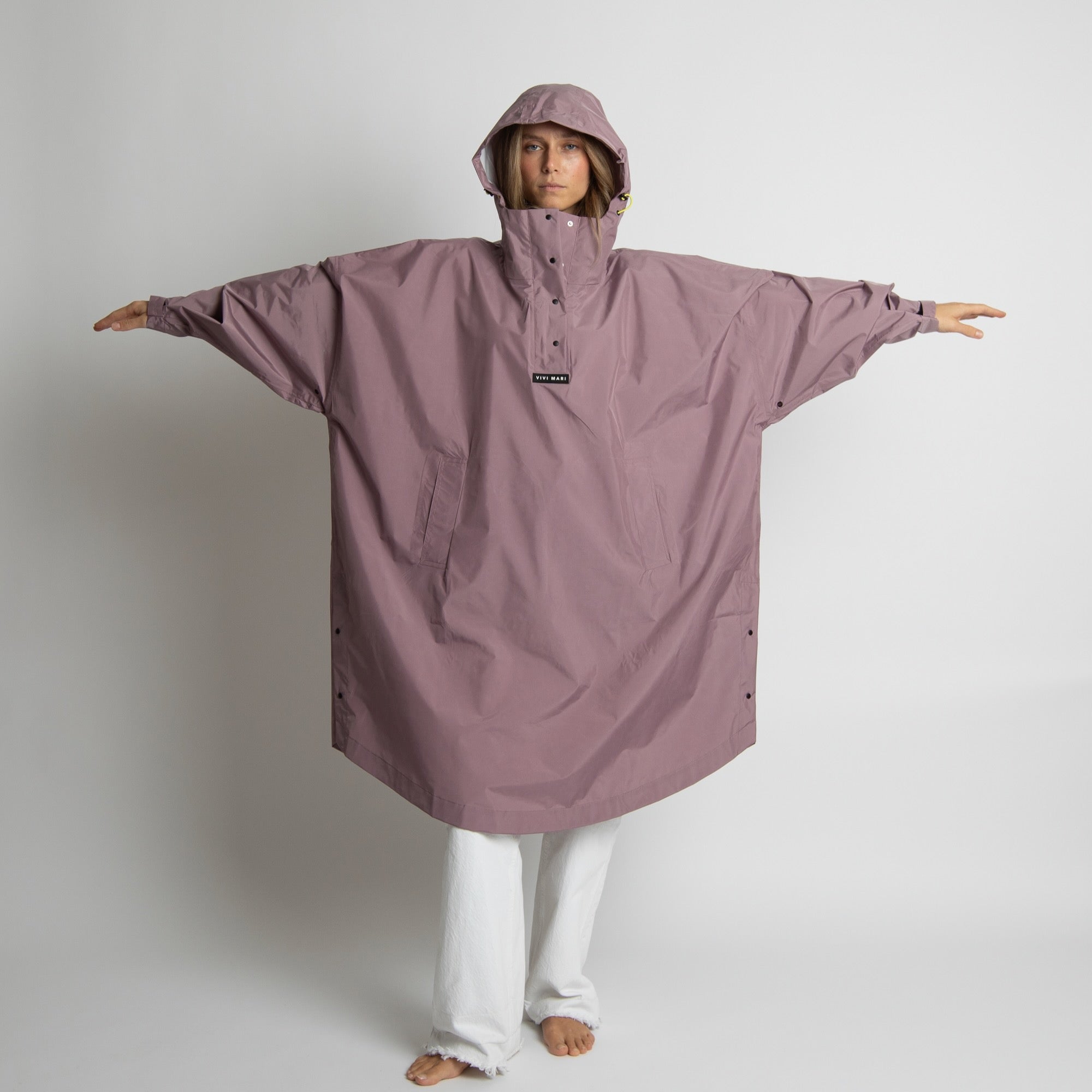 Raincoat solid ash plum - VIVI MARI