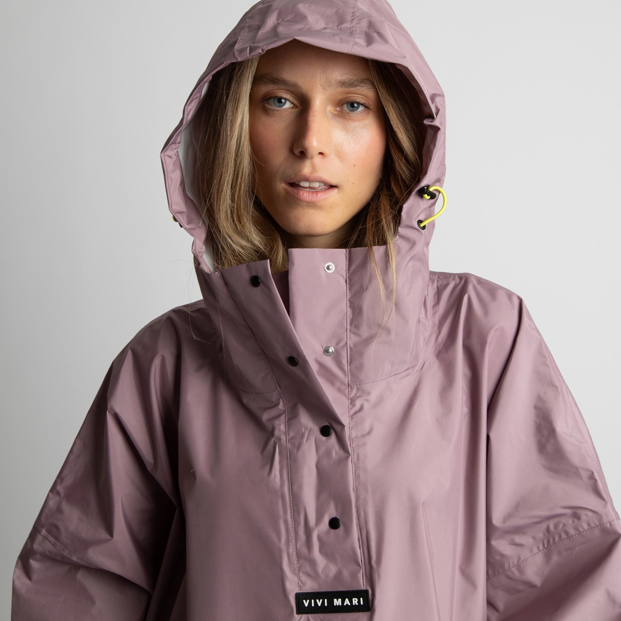 Raincoat solid ash plum - VIVI MARI