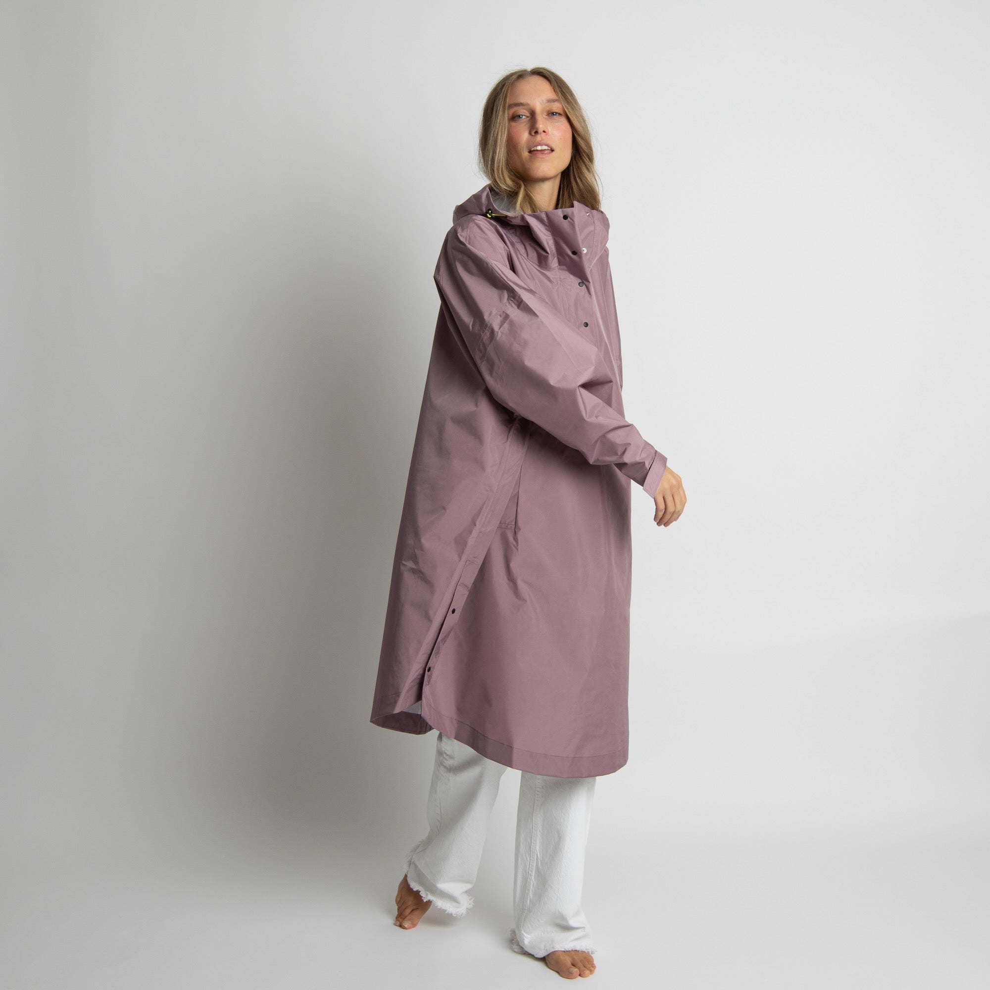 Raincoat solid ash plum - VIVI MARI