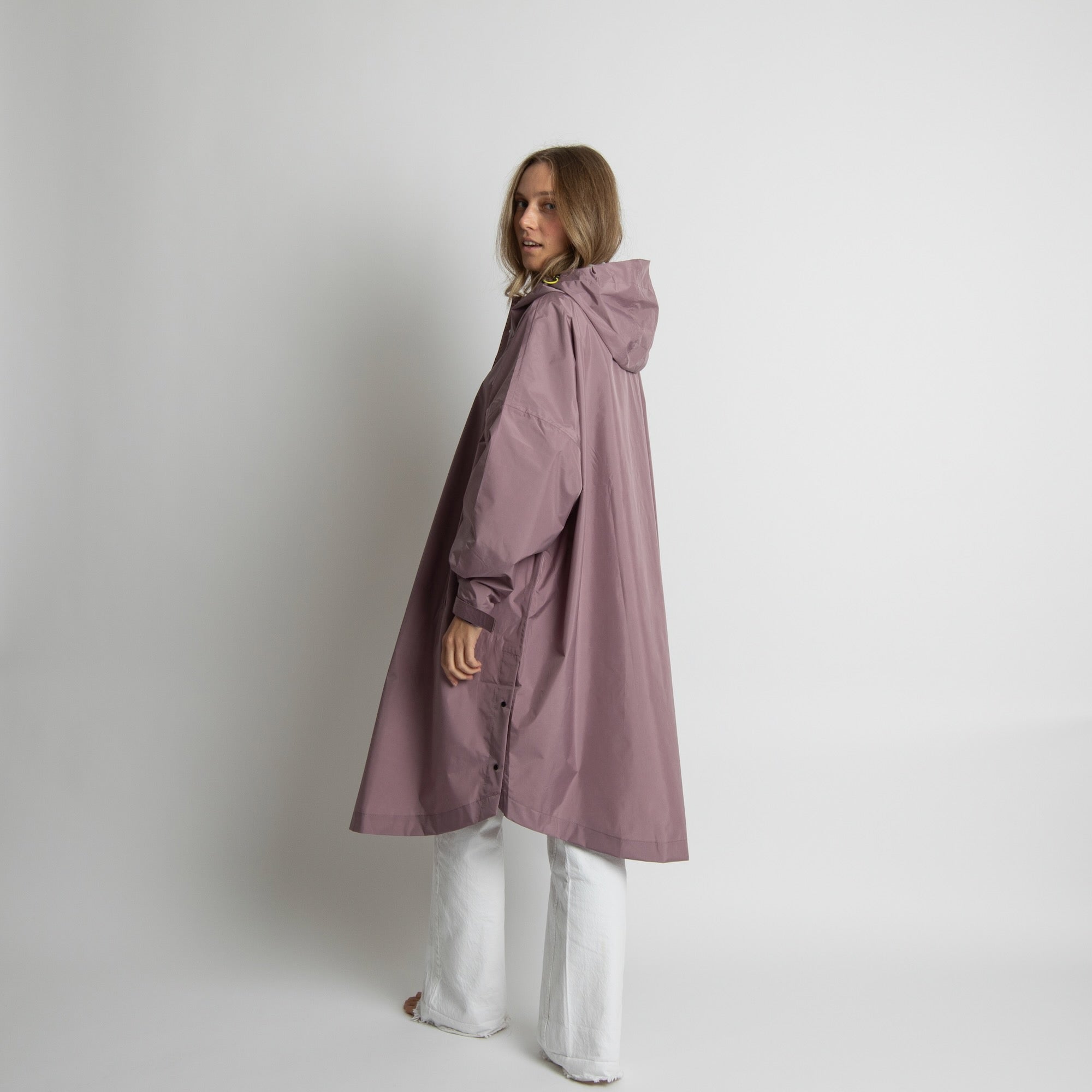 Raincoat solid ash plum - VIVI MARI